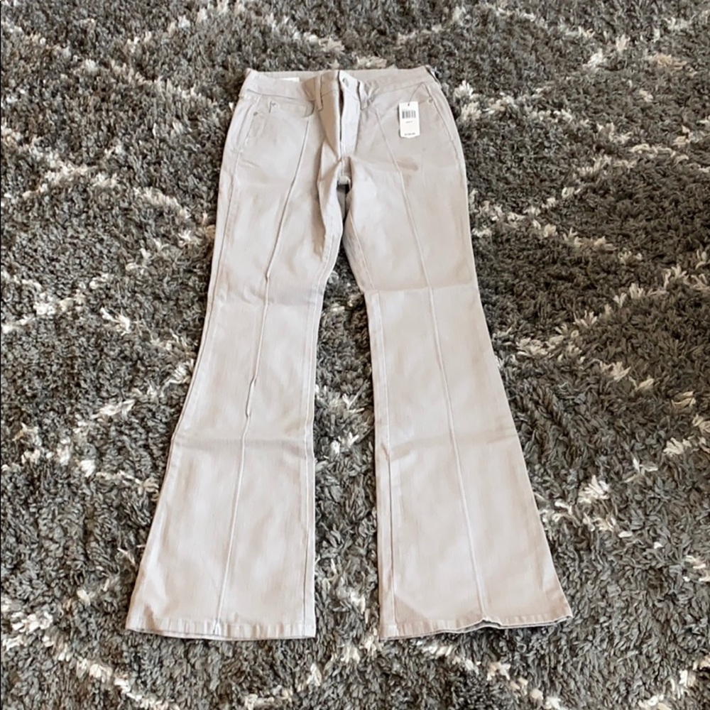 NYDJ Spotless Pearl Gray Farrah Jeans